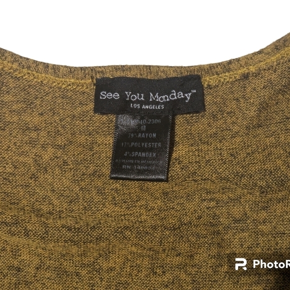 See You Monday long layering duster size Medium - Picture 5 of 6